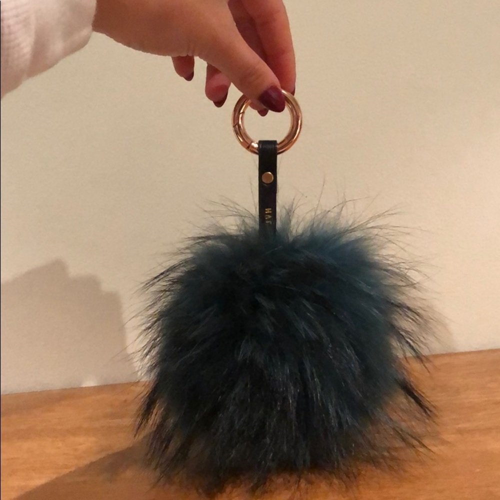 Real Rabbit’s Fur Key Chain